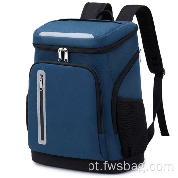 Mochila mais refrigerador Isolado à prova de vazamentos 32 latas bolsa refrigerador macia para almoço Picnic Fishing Caminhando Camping Park Beach